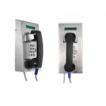 Stainless Steel Waterproof Industrial Analog Telephone With LCD Display for sale
