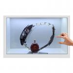 Android LCD See Through Display Interactive Advertising Translucent LCD Box for sale
