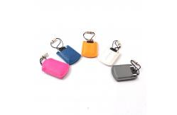 China Custom Logo Supported Leather USB Flash Drive With 20MB/S Reading Speed supplier