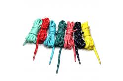 China Sublimation Custom Shoelace Round Elastic Laces For Football Boots supplier