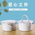 Childrens Recycled Plastic Lunch Boxes With Handle Spoon Fork