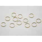 0.1mm - 0.5mm H63 / H65 Flat Brass Wire Customized Length For Wire Ring / Loop for sale