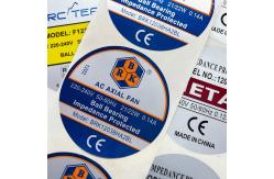 China Silver Vinyl Self Adhesive Labels On A Roll 40mm Round Self Stick Labels supplier