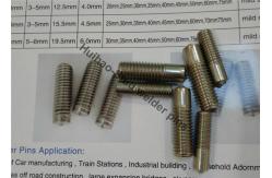 China Stainless Steel Partial Thread ARC Welding Studs With A Pitch Diameter Weld Base supplier