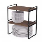 Standing Type Wood Element Modern Design Organizer Household Multifunctional Stylish Metal Kitchen Organizer for sale
