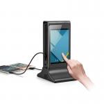 Android 9.0 Desktop LCD Advertising Screen With Cell Phone Charger for sale