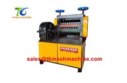 China 6mm To 14mm Scrap Semiautomatic Rebar Straightening And Cutting Machine supplier