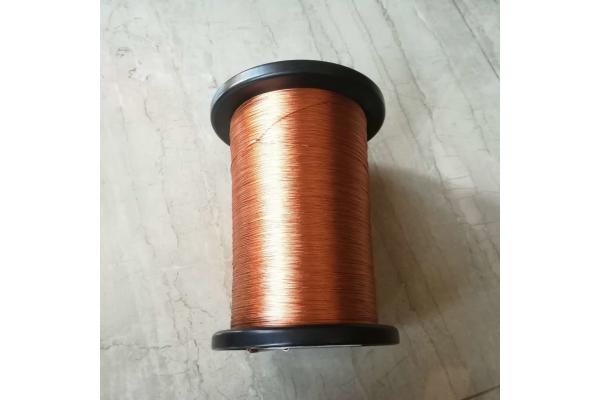 Customized High Frequency Enamel Insulation Copper Litz Wire 0.07mm X 200