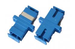 China SC Simplex / Multimode Adapter , Optical Fiber Socket with Plastic Housing supplier