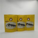 Wholesale Customized Logo Zip Lock Matte Finish Food Packaging Material Stand Up Packaging Bag for sale