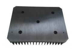 China 6061 T5 Black Anodized Heatsink Extrusion Profiles For Water Cooler supplier