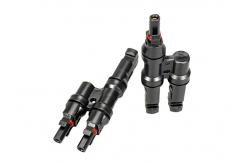 China Black Anti UV T Branch Y Branch T2 Solar PV Connector supplier