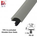 Gray Color Co-Extrudsion Wooden Door Rubber Sealing Strips D Shape Door Seals for sale