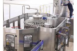 China Complete Glass Bottle Orange Apple Beverage Filling Machine With 1 Year Warranty supplier