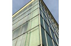 China Standard Plane Frame Curtain Wall System Tempered Glass For Architecture supplier