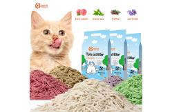 China Easy Clean Cat Tofu Litter Non Clumping Soy Litter Cat Odor Lock supplier