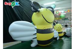 China Custom Giant Inflatable Bees Advertising Standing Cartoon Model supplier