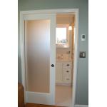 Frosted Clear Acid Etched Glass For Home Hotel Bathroom Doors for sale