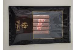 China Moisture Proof Tobacco Wrap Packaging Cigar Humidor Bags With Zipper supplier