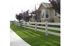 China 100% Virgin Material Durable 2rails 3rails PVC Paddock Horse Fence Farm Fence supplier