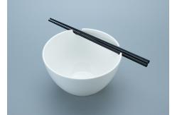 China Ramen 7 Inch Ceramic Noodle Bowl With Chopsticks Holder supplier