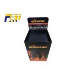 Floor - Type Paperboard Promotional Dump Bins Glossy Lamination Sturdy Structure for sale
