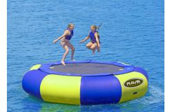 China Custom 1000D DWF Water Toys Aqua Jump Inflatable Water Trampoline/ Floating Water Trampoline supplier