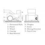 HT-6510P Hardness Testing Machine encil Scratch Method Pencil Hardness Tester