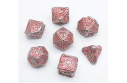 China Sharp Edged Nontoxic DND RPG Dice , Odorless Polyhedral 7 Dice Set supplier