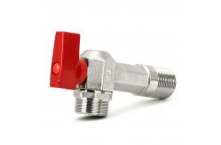 China NPT / BSP Thread 2 Way Angle Valve Brass Material Forged Technics supplier