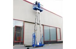 China Double Mast Aerial Work Lift Platform 250kg Load Capacity 10m Height supplier