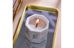 China Flame Retardant Ceramic Candle Container 500ml For Home Decoration supplier