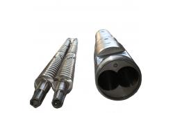 China 92/188 Twin Conical Screw And Barrel For PVC Extrusion supplier