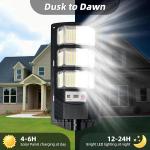 WaterProof Solar Street Light IP65 Integrated Solar Street Lamp With Radar Sensor