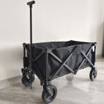 Four Way Collapsible Folding Cart T-Shaped Adjustable Handle OEM Body And Cloth for sale