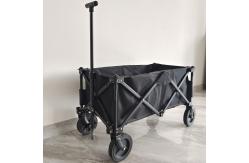 China Four Way Collapsible Folding Cart T-Shaped Adjustable Handle OEM Body And Cloth supplier