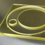 2mm Thickness Radiation Glass Shielding Transparent Color For Lead Barrier for sale