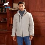 Solid Pattern Men's Hooded Jacket For Winter Windproof And Functional for sale