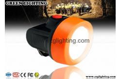 China 158G 8000 Lux brightness Rechargeable Miners Headlamp 1W 100000 hours span life supplier