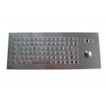 Industrial Trackball Keyboard IP67 Washable Kiosk 100mA With Separate FN Keys for sale