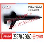 23670-26060 injector for toyota common rail injector for truck diesel pump injector 23670-26060 for toyota engine for sale