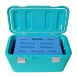 Medical Industry Insulated Cooler Box 65L Volume GPS Tracking Data Uploading