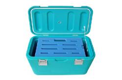 China Medical Industry Insulated Cooler Box 65L Volume GPS Tracking Data Uploading supplier