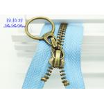 Black Tape Jackets YKk Teeth Silver Metal Zipper , 30 Inch  Heavy Duty Open Ended Zips for sale