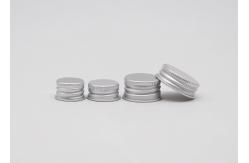 China 20mm Silver Aluminum Plastic Screw Cap For Pill Bottles supplier