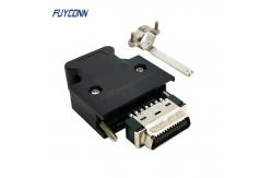 China 26 Pin Servo Connector ABS Housing SCSI Connector 1.27mm Pitch supplier