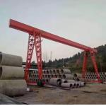 6 Ton Single Girder Gantry Crane With Electric Hoist For Precast Slab for sale