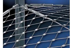 China 100 X 100mm 7 X 7 Wire Rope Mesh With Ferrule supplier
