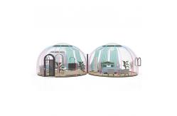 China Picnic Dining Bubble Tent Diameter 5m PC Polycarbonate For Park supplier