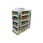 Elegant Lightweight Retail Shipper Display 4 Sided End Cap Shelf Eco Friendly for sale